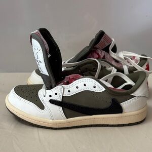 Authentic Nike Air Jordan 1 low  x Travis Scott  shoes Cactus Jack size 3